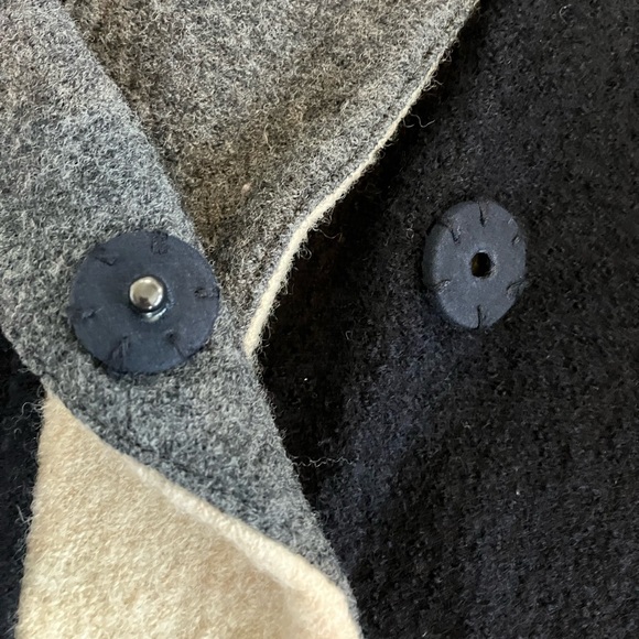 Anthropology Rosie Neira Neim Colorblock Wool Hoodie Jacket Size Small - Picture 8 of 10